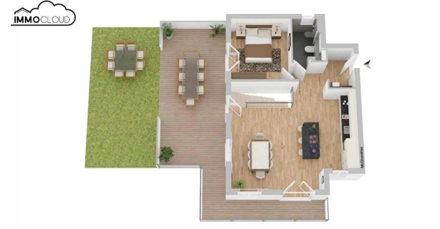 Neues Duplex mit Terrassen - Foto 9 von 13