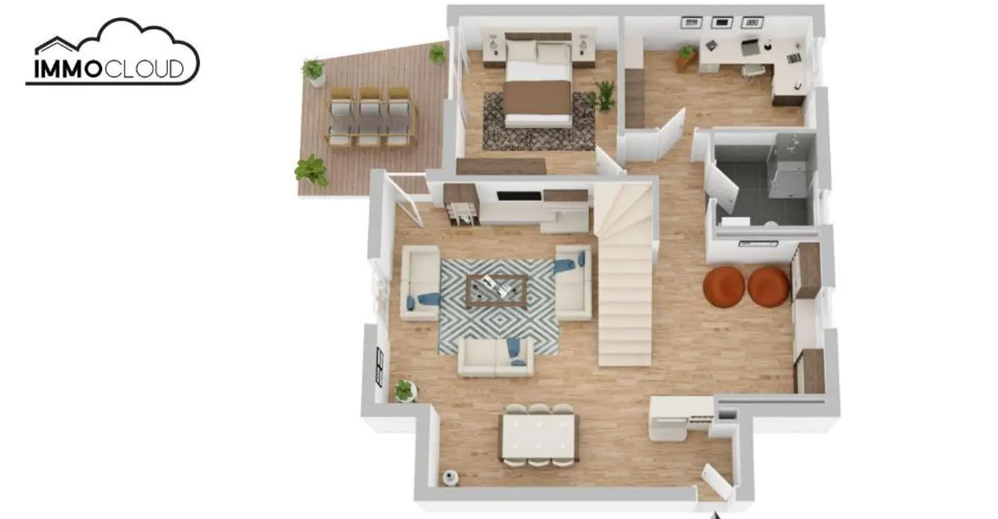 Neues Duplex mit Terrassen - Foto 10 von 13