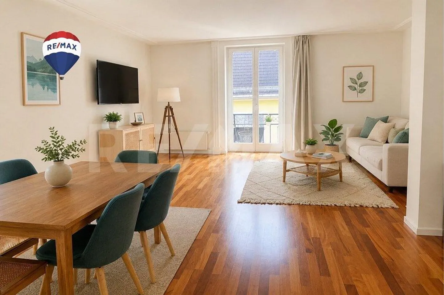 Bright 3.5-room condominium with 2 balconies in a central residential location - Photo 1 of 11