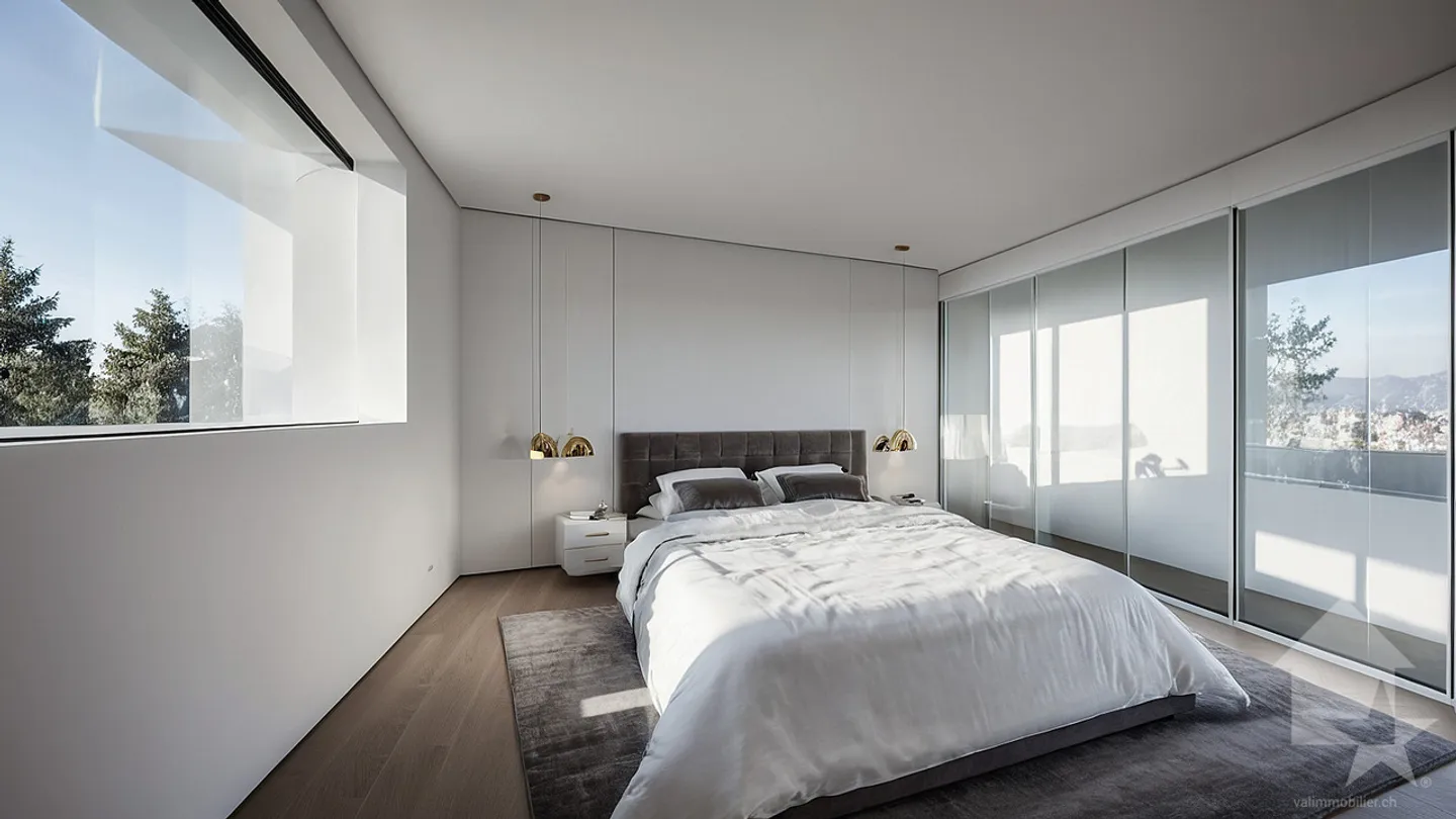 Prachtvolles Dachgeschoss-Projekt von 215 m2, Doppelgarage und Terrassen! - Foto 4 von 5
