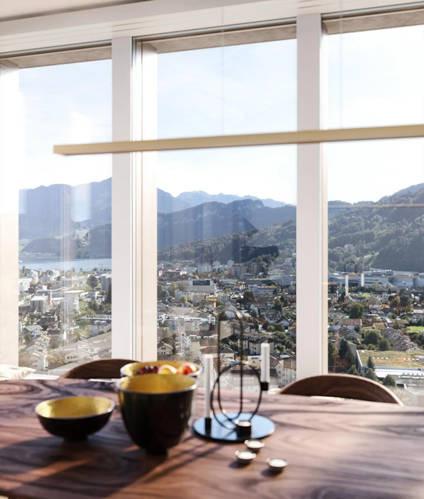 Pilatus Tower Kriens: Appartamento 2.5 locali al 31° piano con vista sul Lago dei Quattro Cantoni - Foto 4 di 8