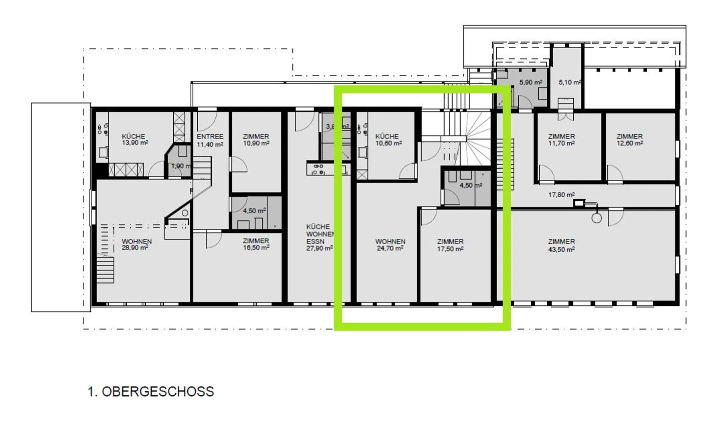 Vivre avec vue sur la verdure - Appartement 2 pièces dans une ferme - Photo 7 sur 7