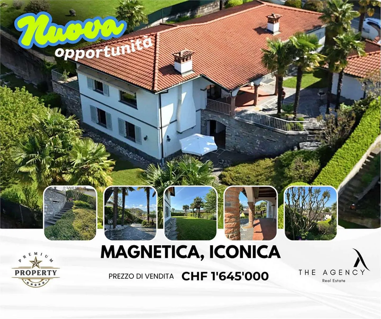 La villa la plus iconique de Morbio Inferiore - Photo 1 sur 12