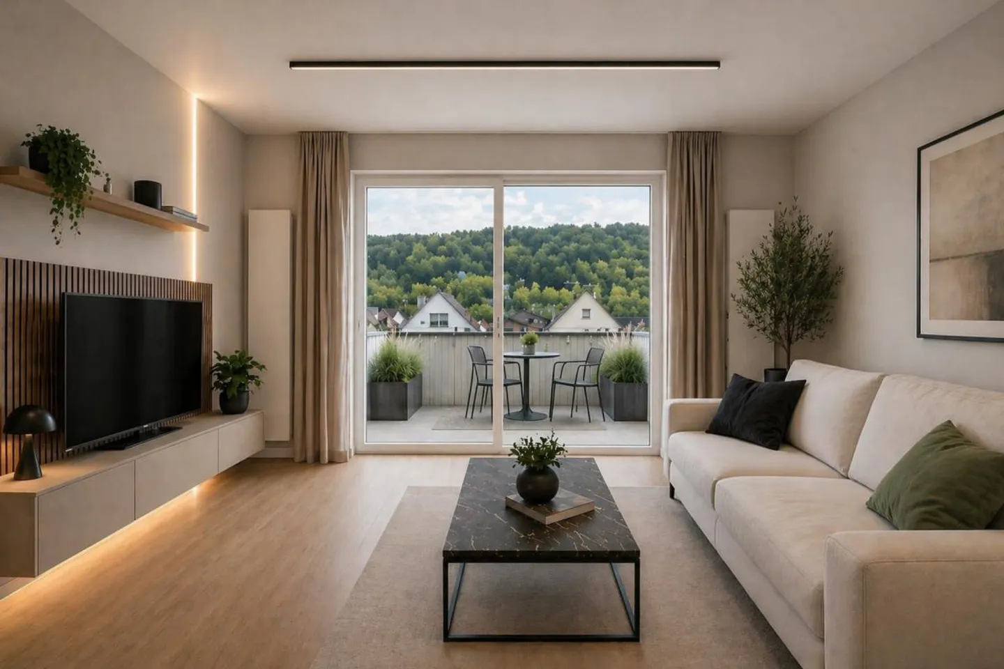 3.5-room apartment, renovated, ready for occupancy from 01.09.2026 - Photo 2 of 14