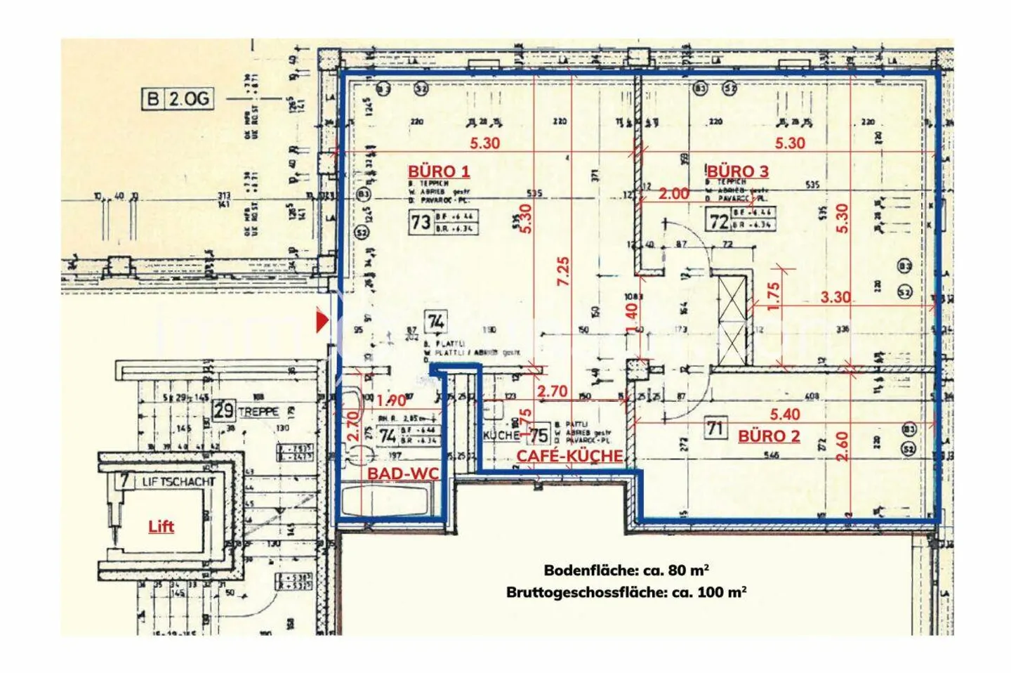 Attraktive Büroräumlichkeit, in Cham ZG - Foto 2 von 8