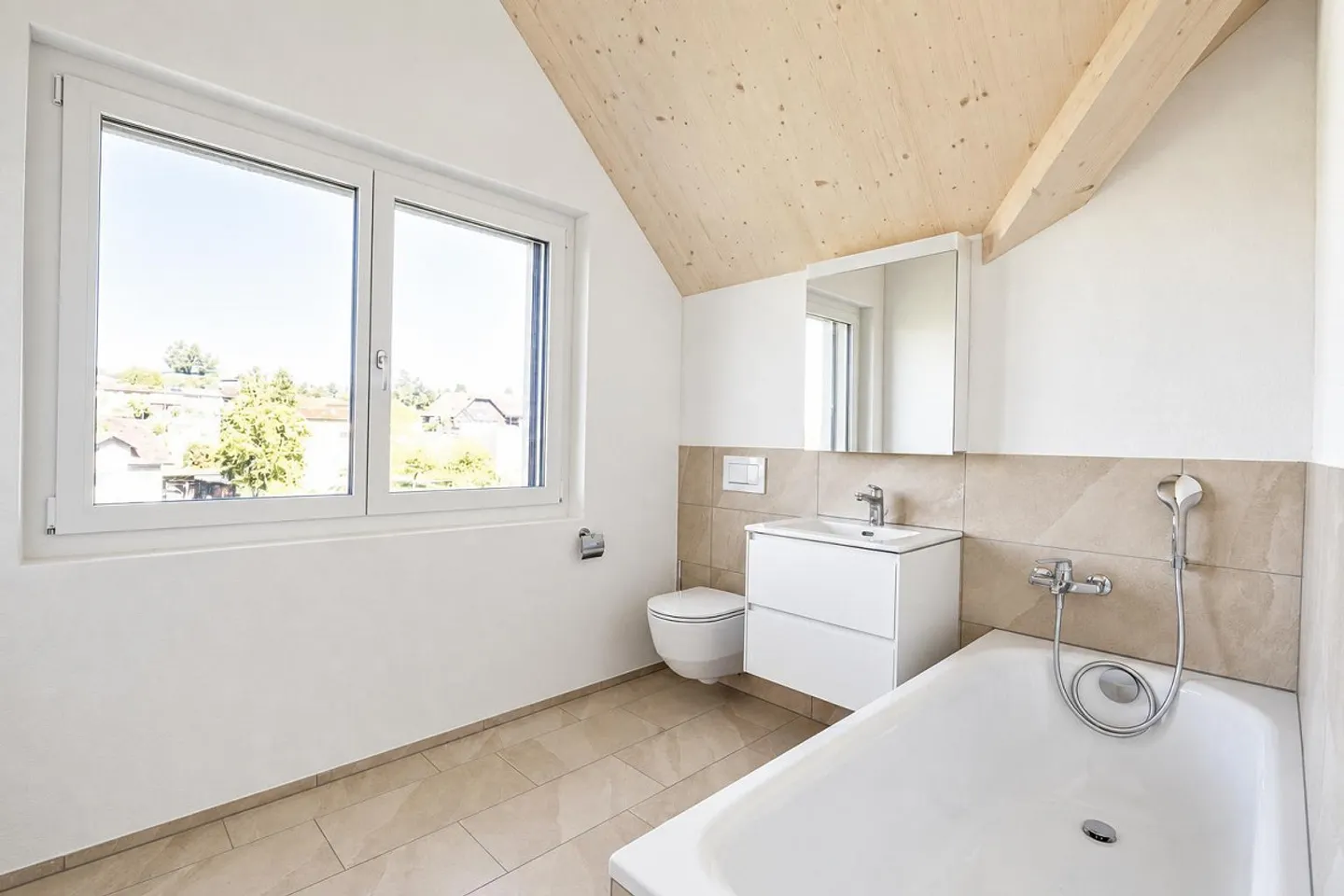 Appartement sous les toits de 4,5 pièces à Mettlen - Photo 8 sur 13