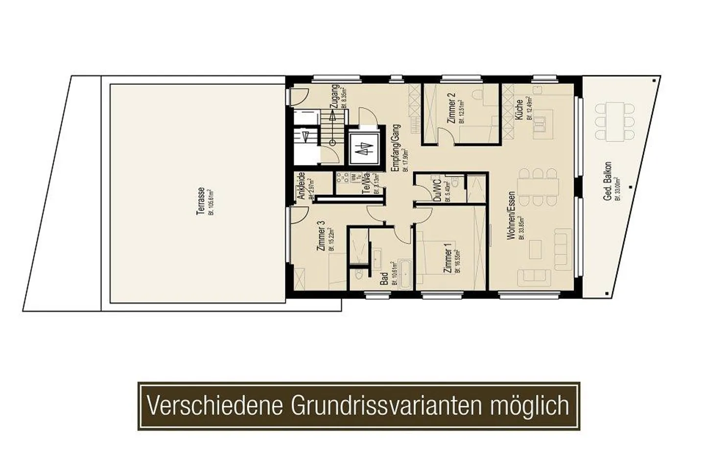 4.5 Room Penthouse Apartment - Centrally located in a small development - Photo 2 of 7