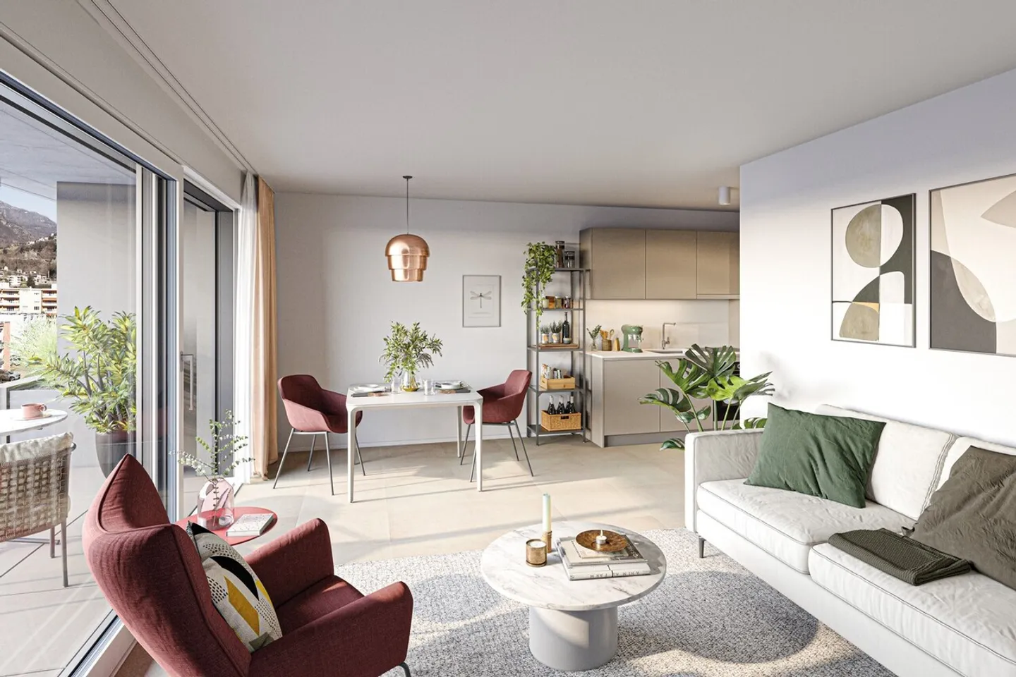 RESIDENZA HEDERA - PREMIÈRE LOCATION D'APPARTEMENTS MODERNES À TENERO-CONTRA - Photo 2 sur 4
