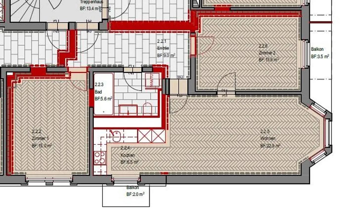 Vivre directement sur le bord du lac, appartement de 3,5 pièces en standard de propriété avec galerie - Photo 1 sur 7