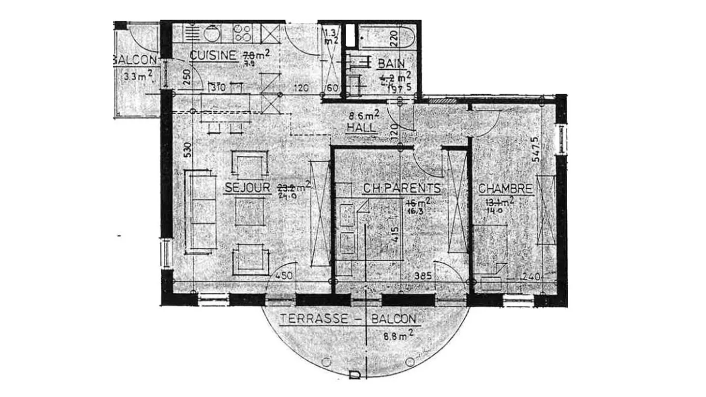 Schöne 3½-Zimmer-Wohnung mit Balkonen - Foto 4 von 4