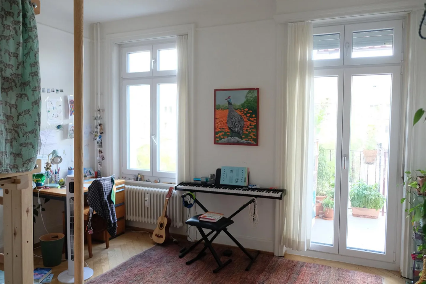 Charmante Altbauwohnung mit zwei Balkonen im Gundeli - Foto 5 di 11