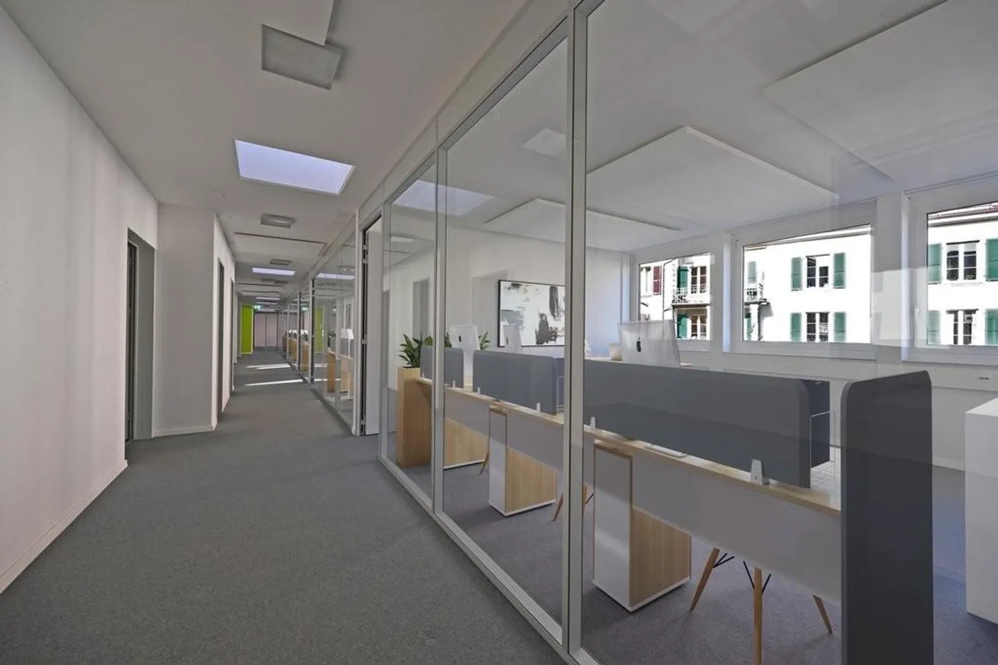 Bureaux individuels lumineux dans le quartier de Mattenhof - Photo 2 sur 4