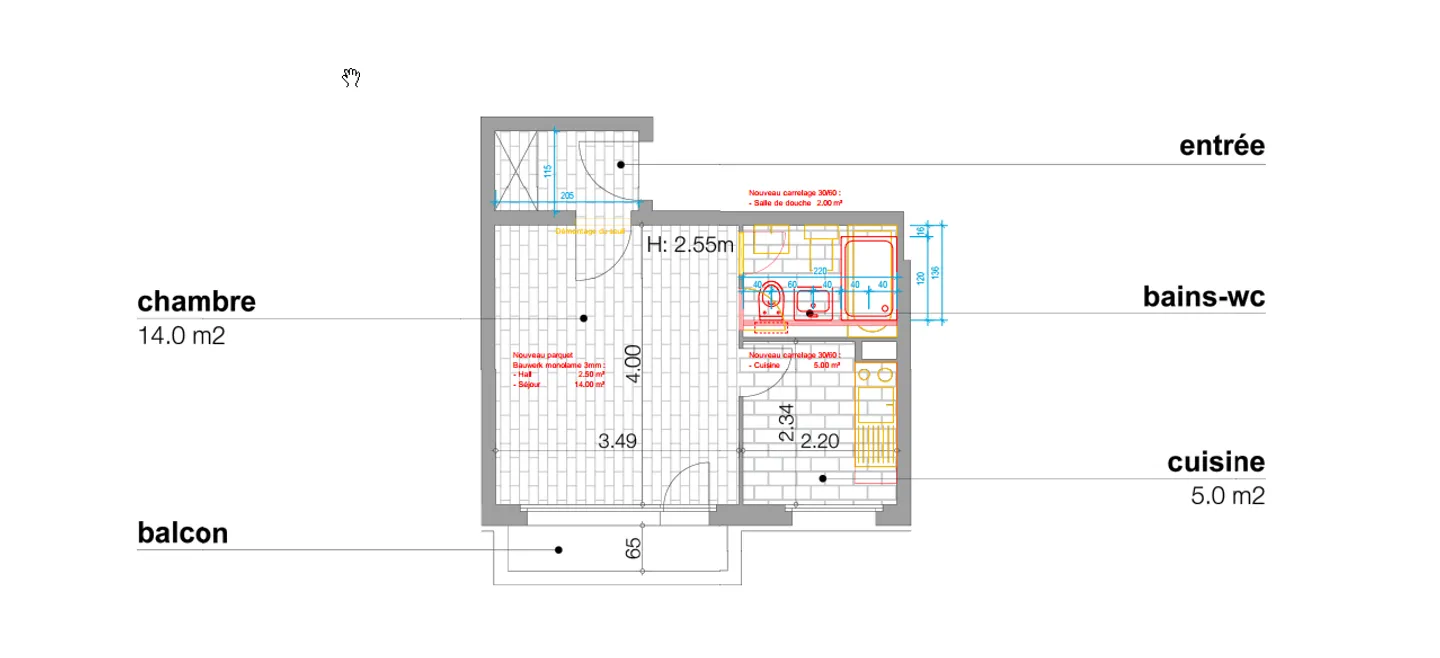 1-room apartment - Photo 4 of 4