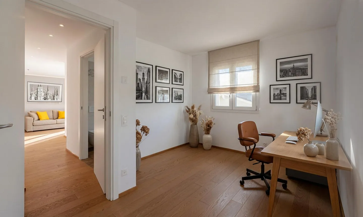 BRIGHT 3.5-ROOM APARTMENT WITH 2 BATHROOMS AND TERRACE IN VACALLO - Photo 5 of 11