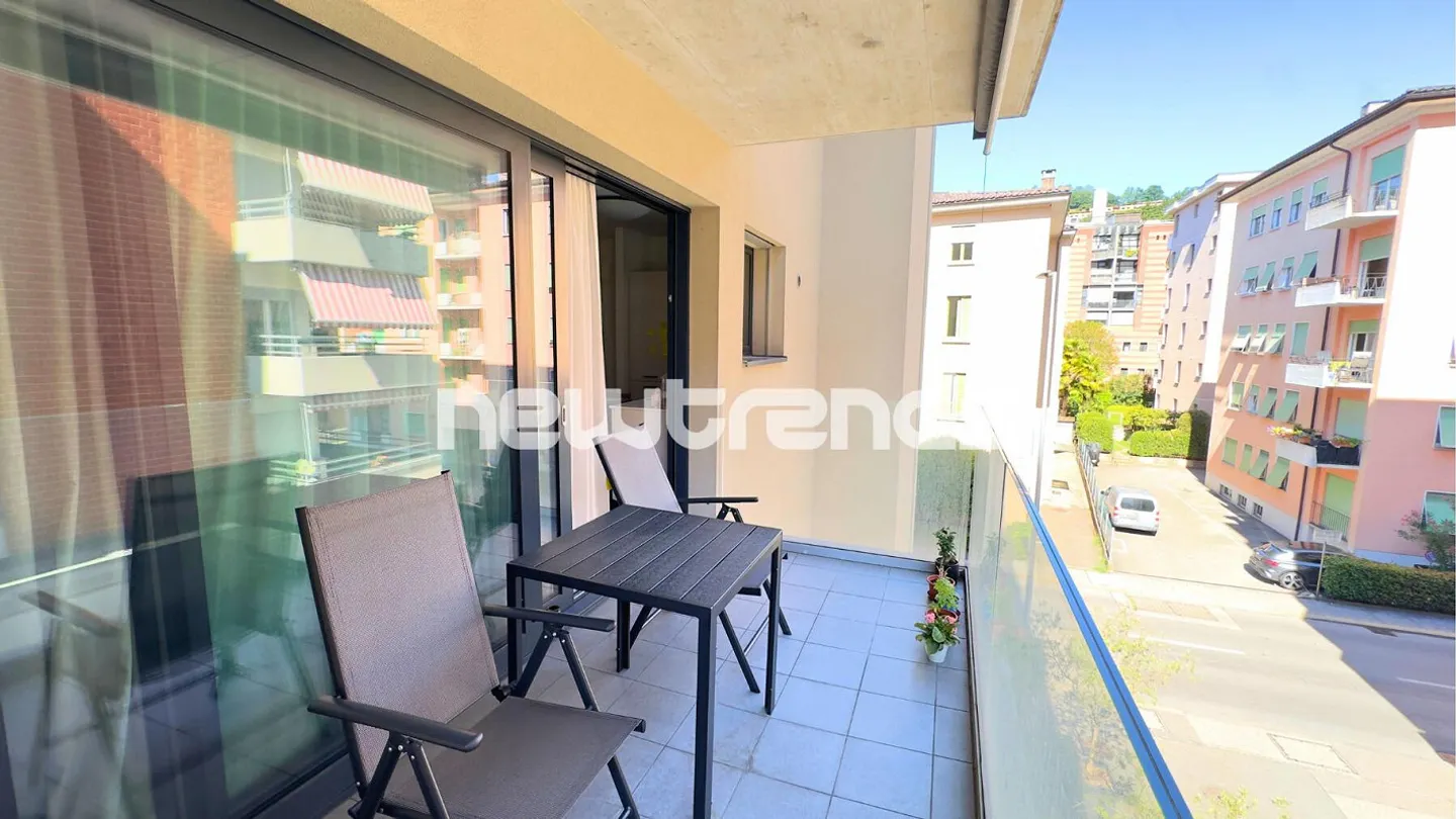 Lugano Zentrum, 2,5 Zimmer mit Balkon in der Nähe aller Dienstleistungen - Foto 6 von 17