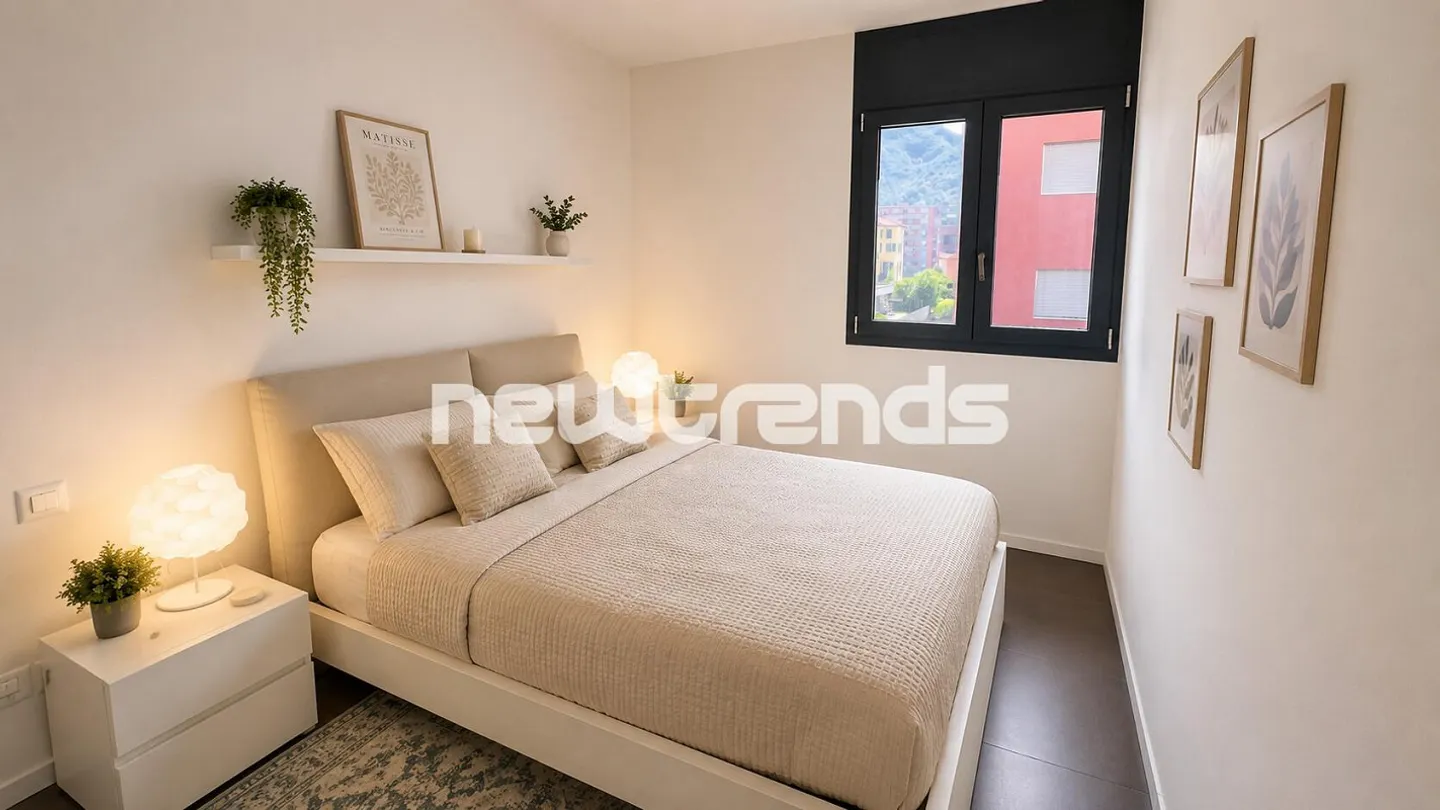 Lugano Zentrum, 2,5 Zimmer mit Balkon in der Nähe aller Dienstleistungen - Foto 8 von 17