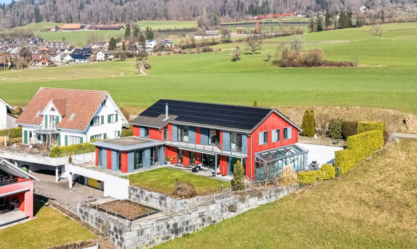 Casa singola a Mettmenstetten con vista sulle montagne - Foto 8 di 9