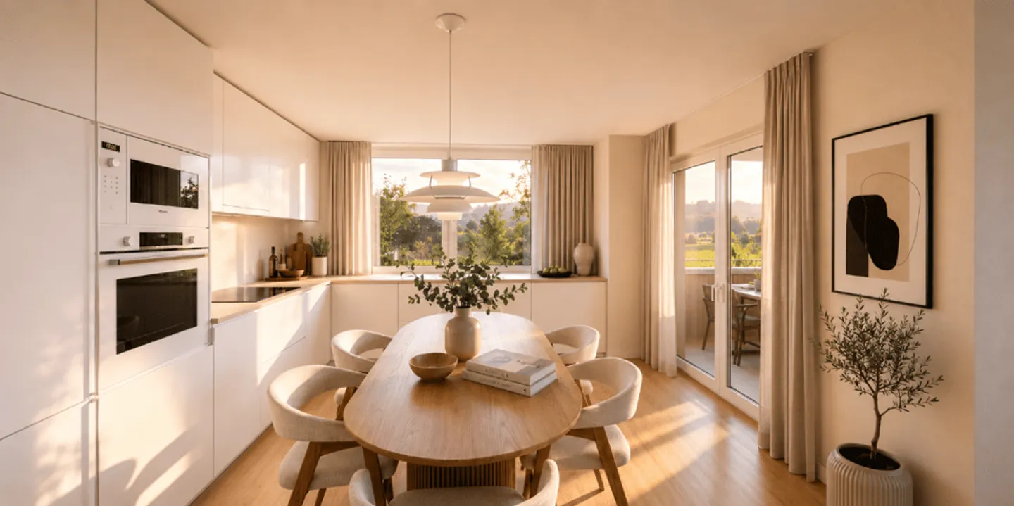 4-room apartments in a high-end development in Vuadens - Photo 7 of 8