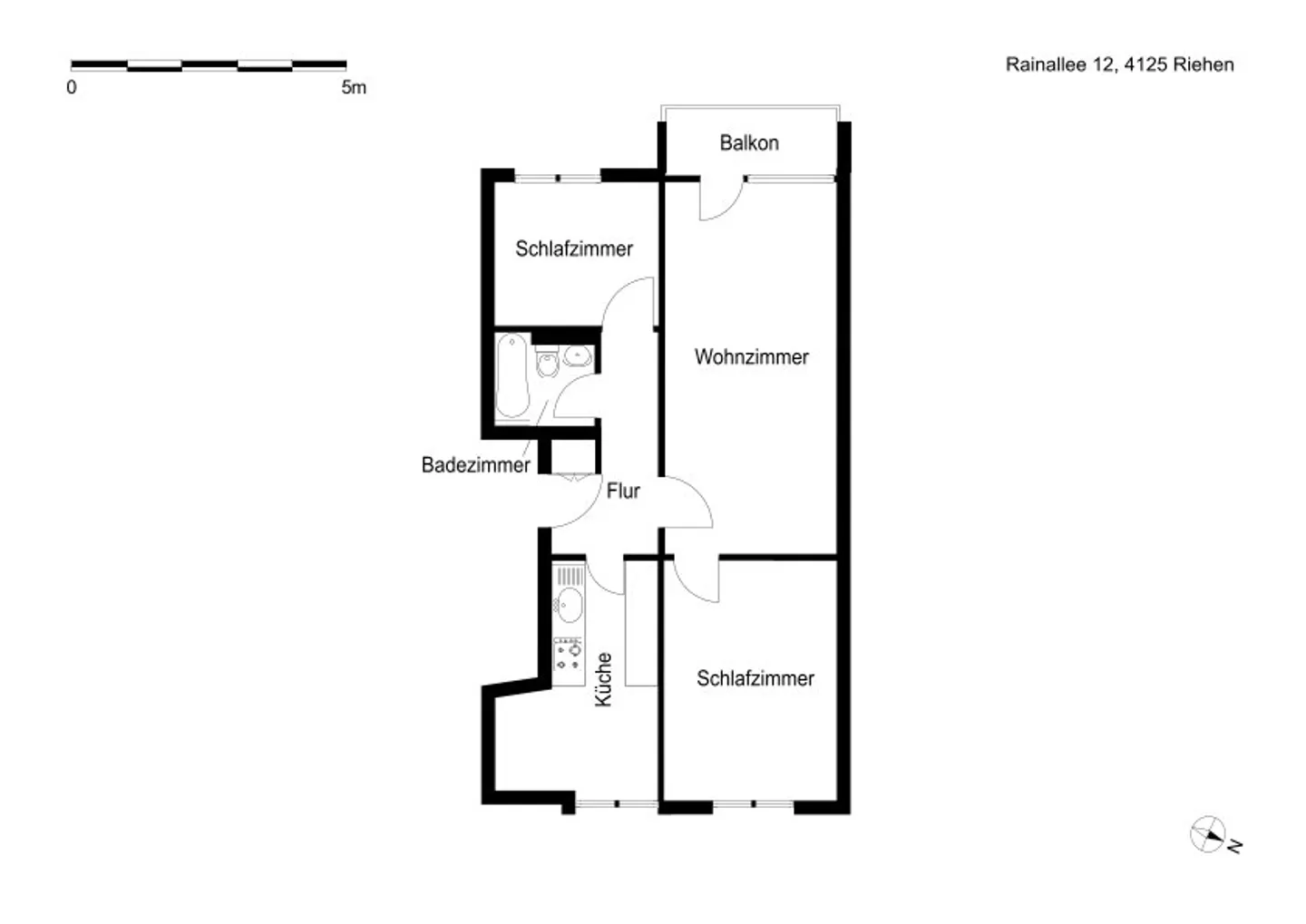 Geräumige 3-Zimmer-Wohnung in Riehen - Foto 9 von 9