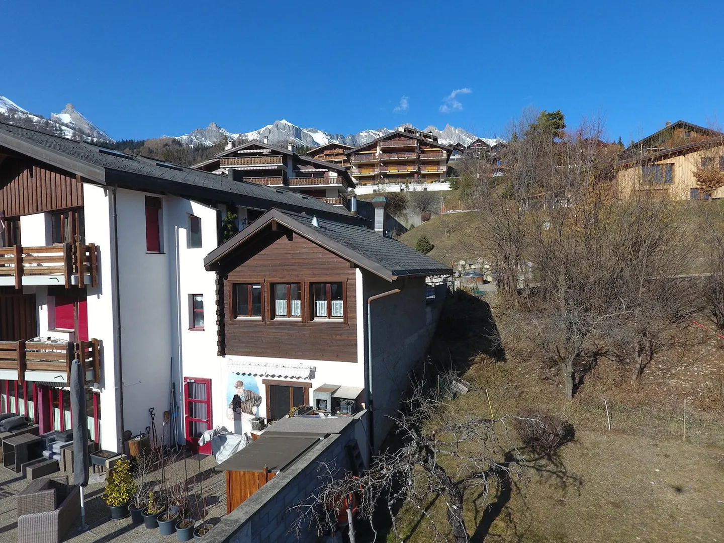 Charmantes Südstudio in Ovronnaz - Foto 12 von 13