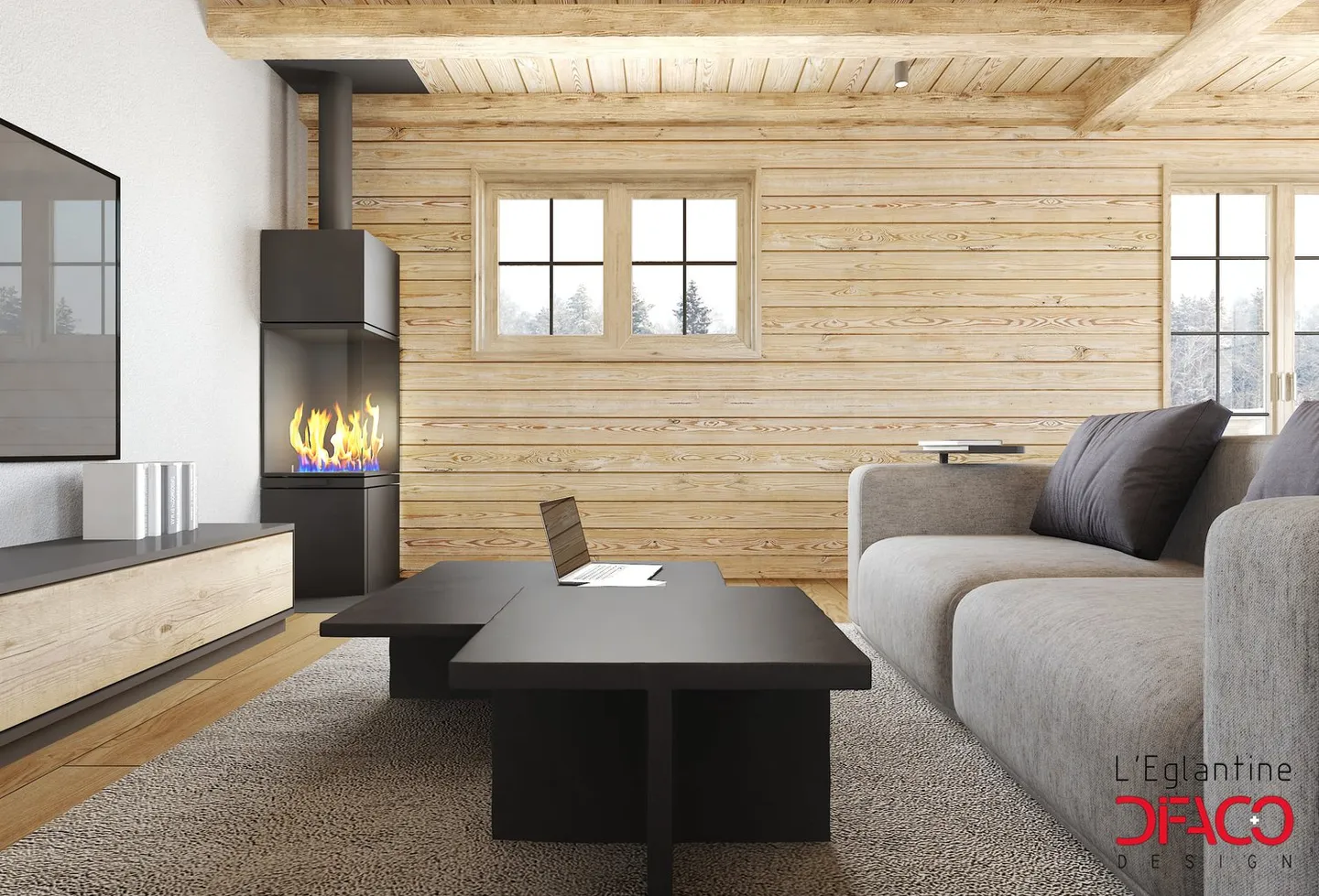 DUPLEX-APARTMENT LOT 2 CHALET ÉGLANTINE - Foto 4 von 25