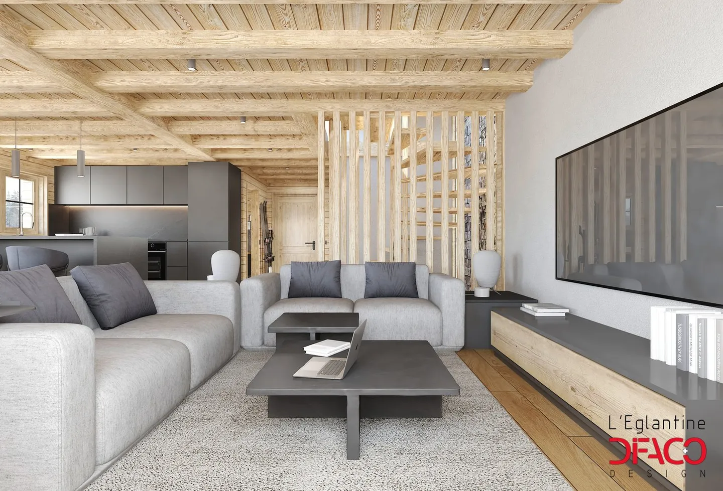 DUPLEX-APARTMENT LOT 2 CHALET ÉGLANTINE - Foto 2 von 25