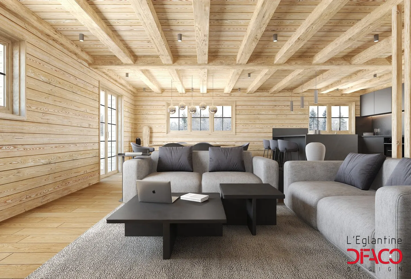 DUPLEX-APARTMENT LOT 2 CHALET ÉGLANTINE - Foto 5 von 25