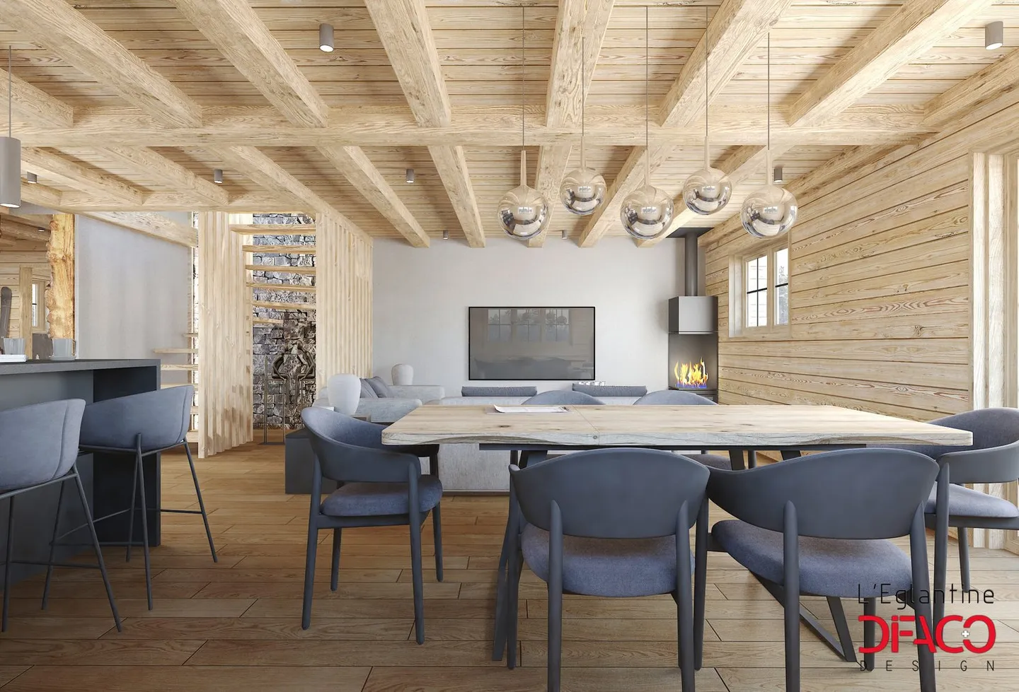 DUPLEX-APARTMENT LOT 2 CHALET ÉGLANTINE - Foto 8 von 25