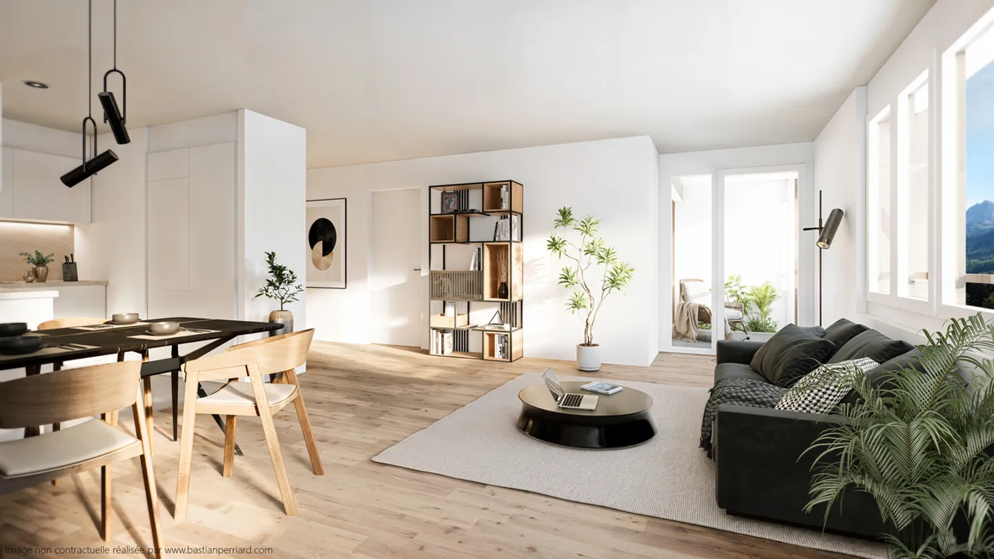Appartement moderne de 2,5 pièces, idéalement situé à Bulle - Photo 1 sur 6
