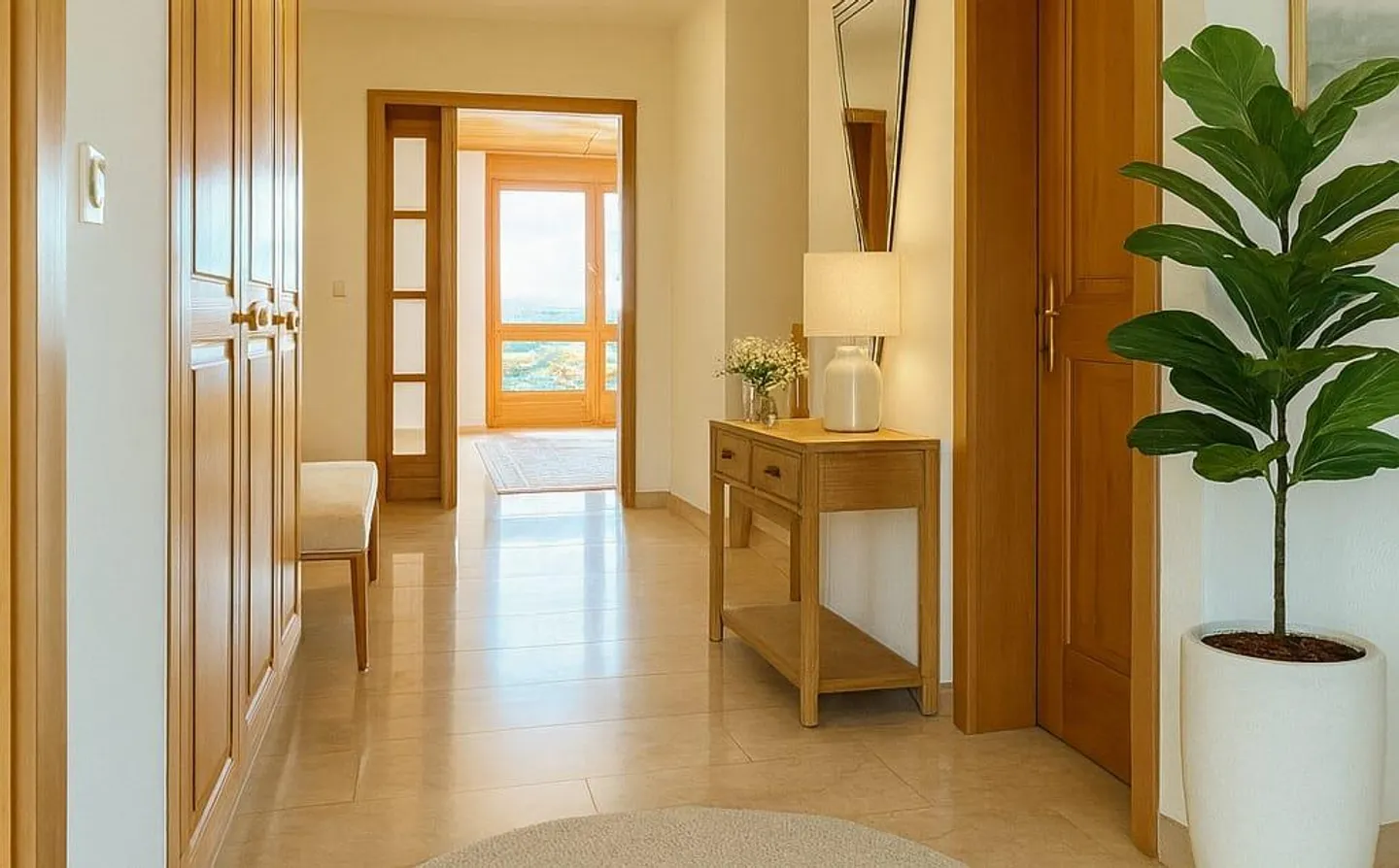 6.5 Room Semi-Detached House with Panoramic View in Mettmenstetten - Photo 9 of 12