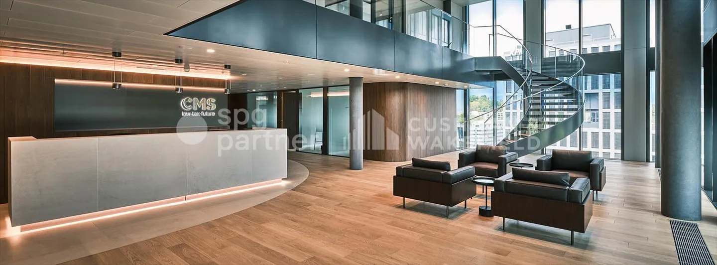 Surface de 813 m² avec étage en double hauteur à louer, Tour Nord, Alto Pont-Rou - Photo 1 sur 12