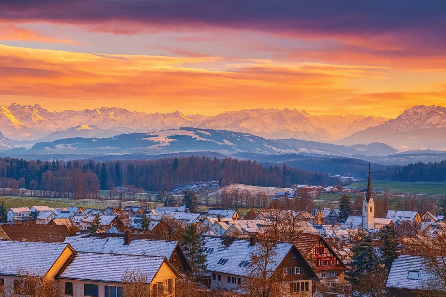 6.5 Room Semi-Detached House with Panoramic View in Mettmenstetten - Photo 11 of 12