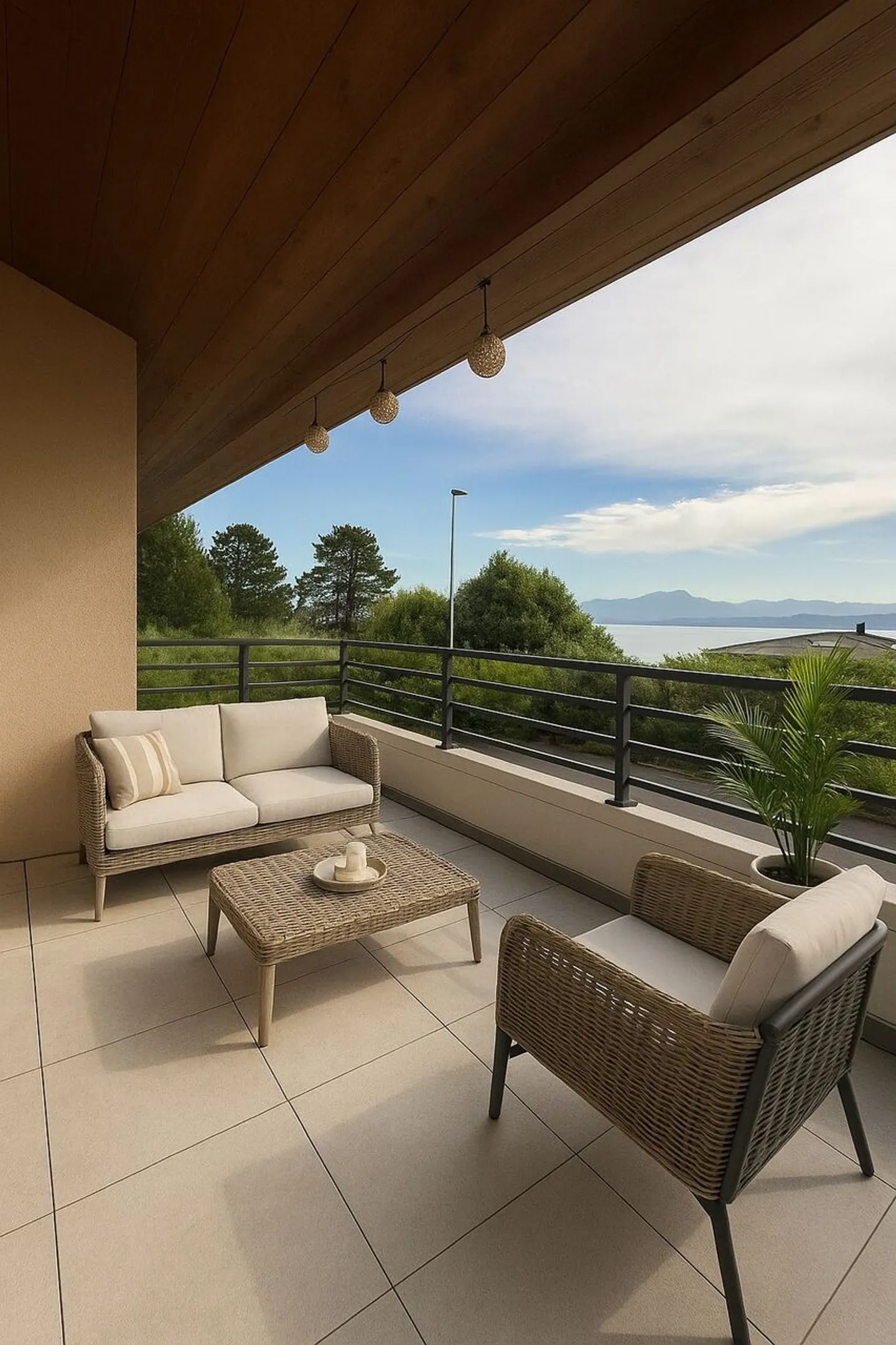 LUTRY - APPARTEMENT D'EXCEPTION AVEC VUE SUR LE LAC ET LES ALPES - Photo 8 sur 10