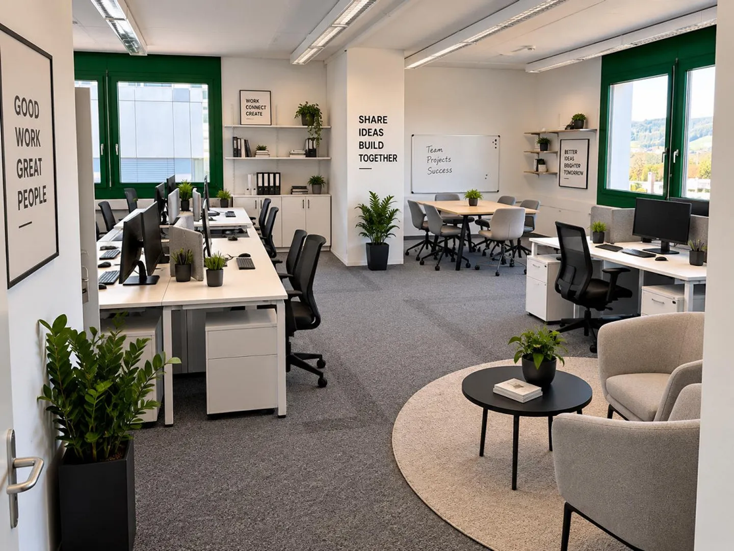 Furnished Office - Coworking Workspaces - Individual and Spacework - Photo 1 of 5