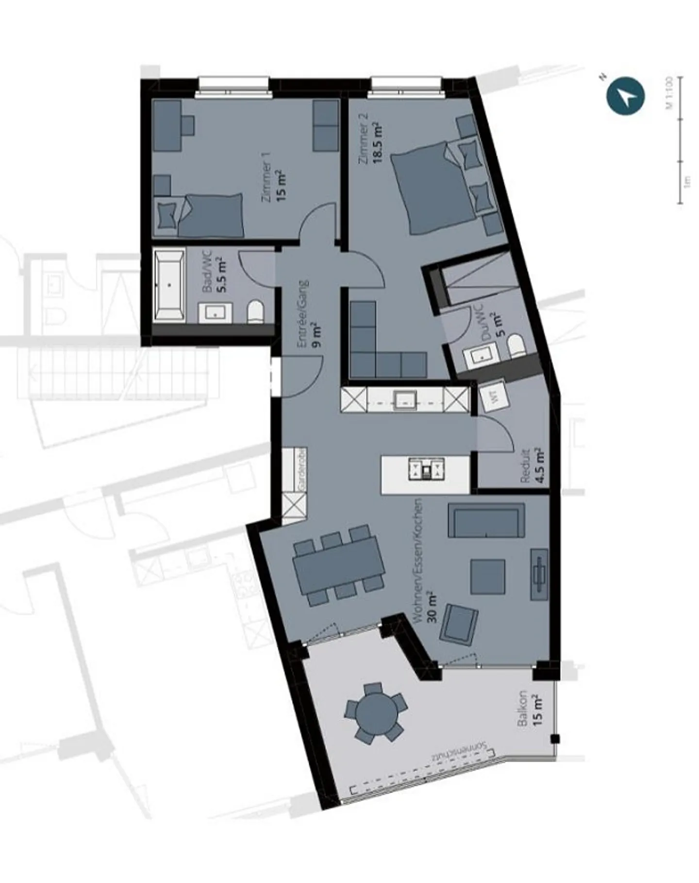Appartement neuf dans le Mattenpark Othmarsingen - Photo 5 sur 5