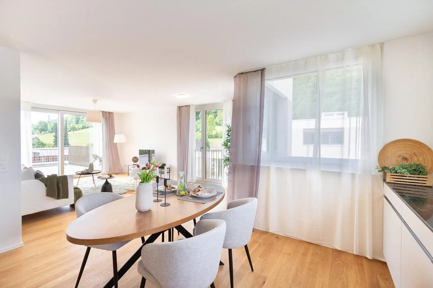 Attraktive 2½-Zimmerneubauwohnung an ruhiger Lage in Bad Zurzach - Photo 2 sur 9