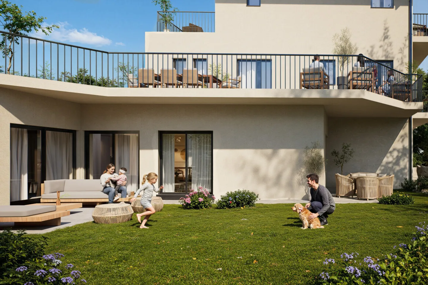 Appartement Exclusif avec Jardin - Photo 1 sur 4