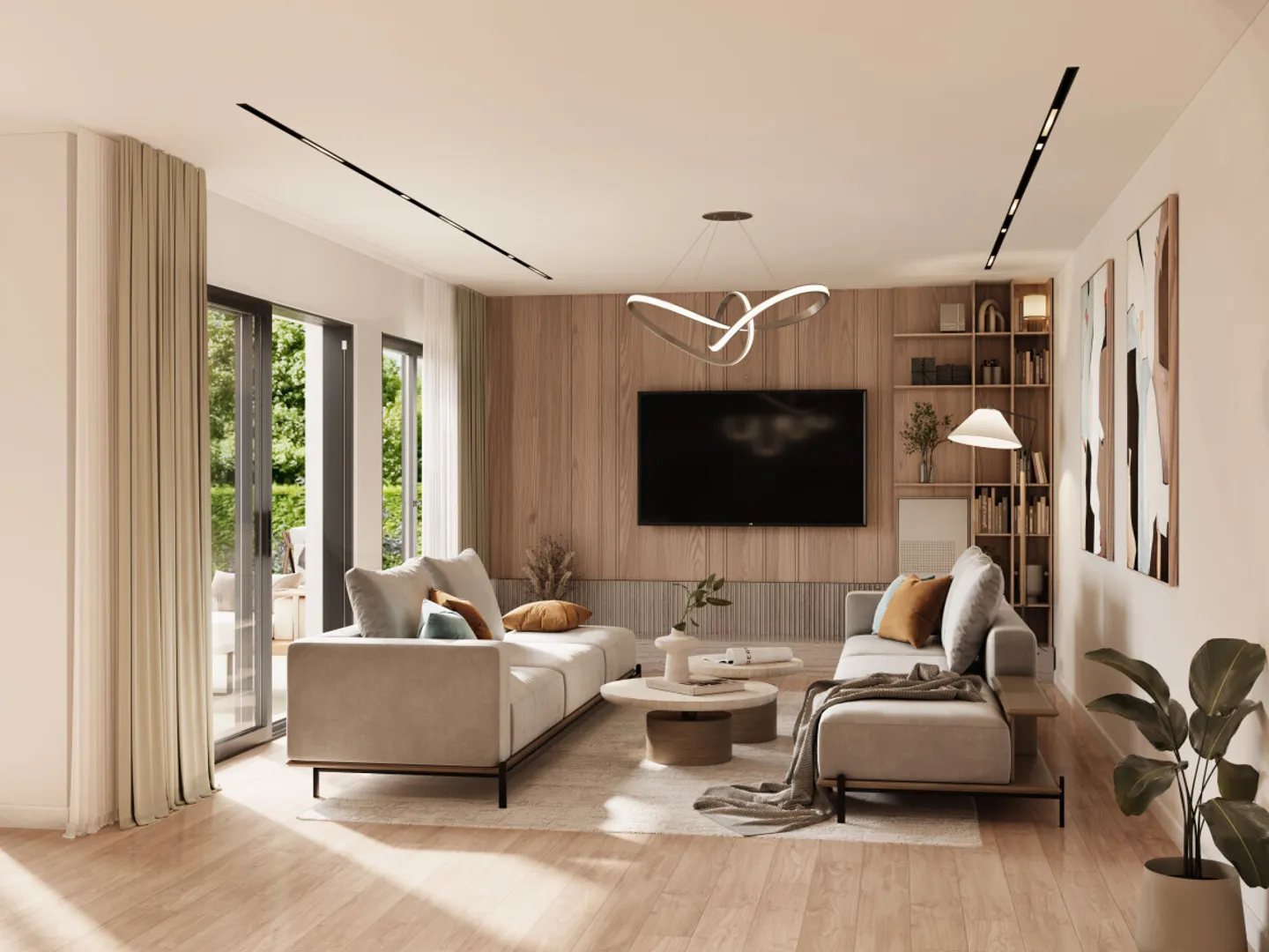 Appartement Exclusif avec Jardin - Photo 2 sur 4