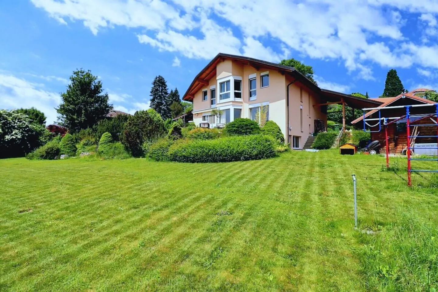 12 min. dall'uscita di Gland - Splendida villa indipendente con 6 stanze e giardino paesaggistico - Foto 21 di 22