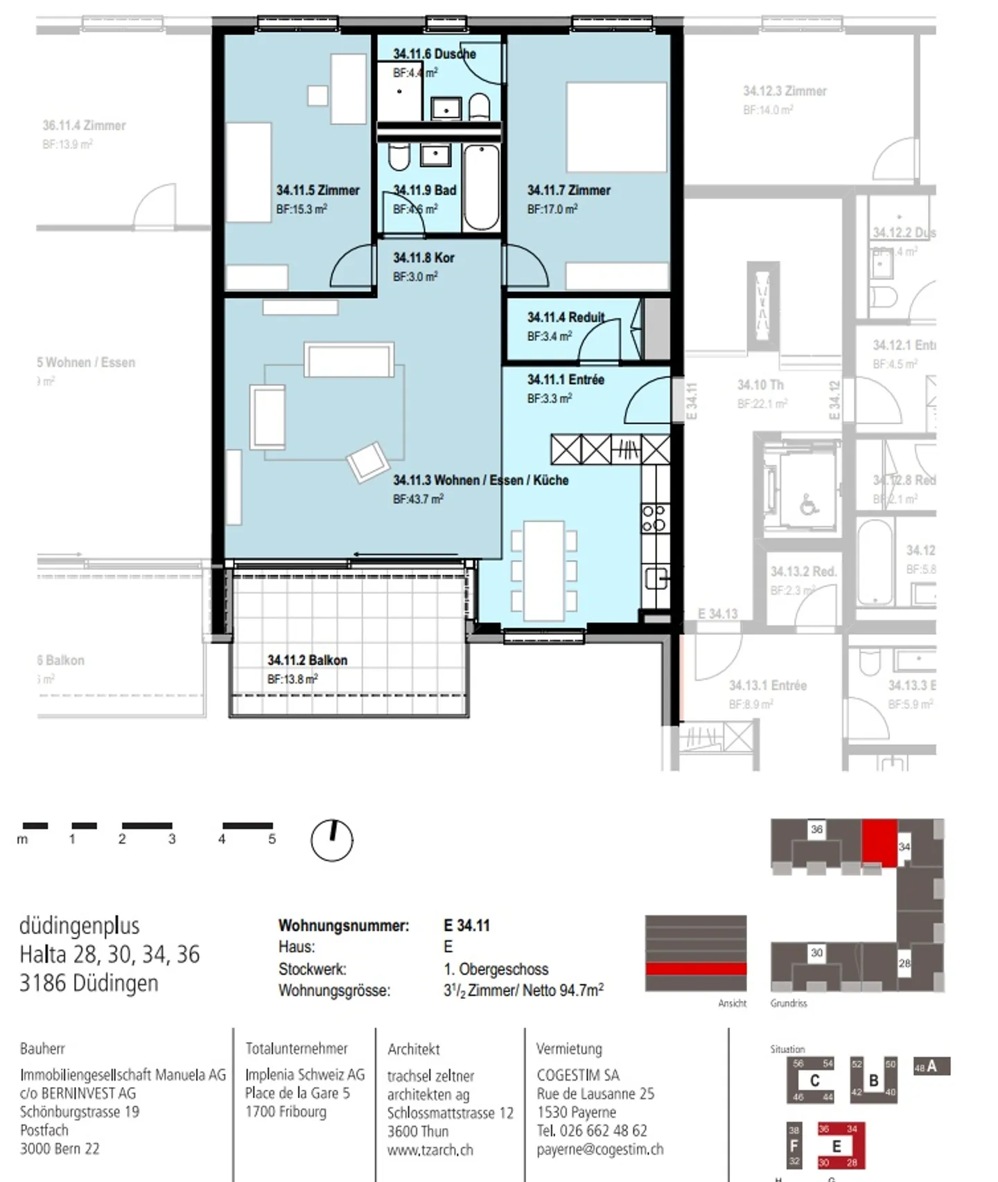 3,5-Zimmer-Wohnung - Foto 10 von 11