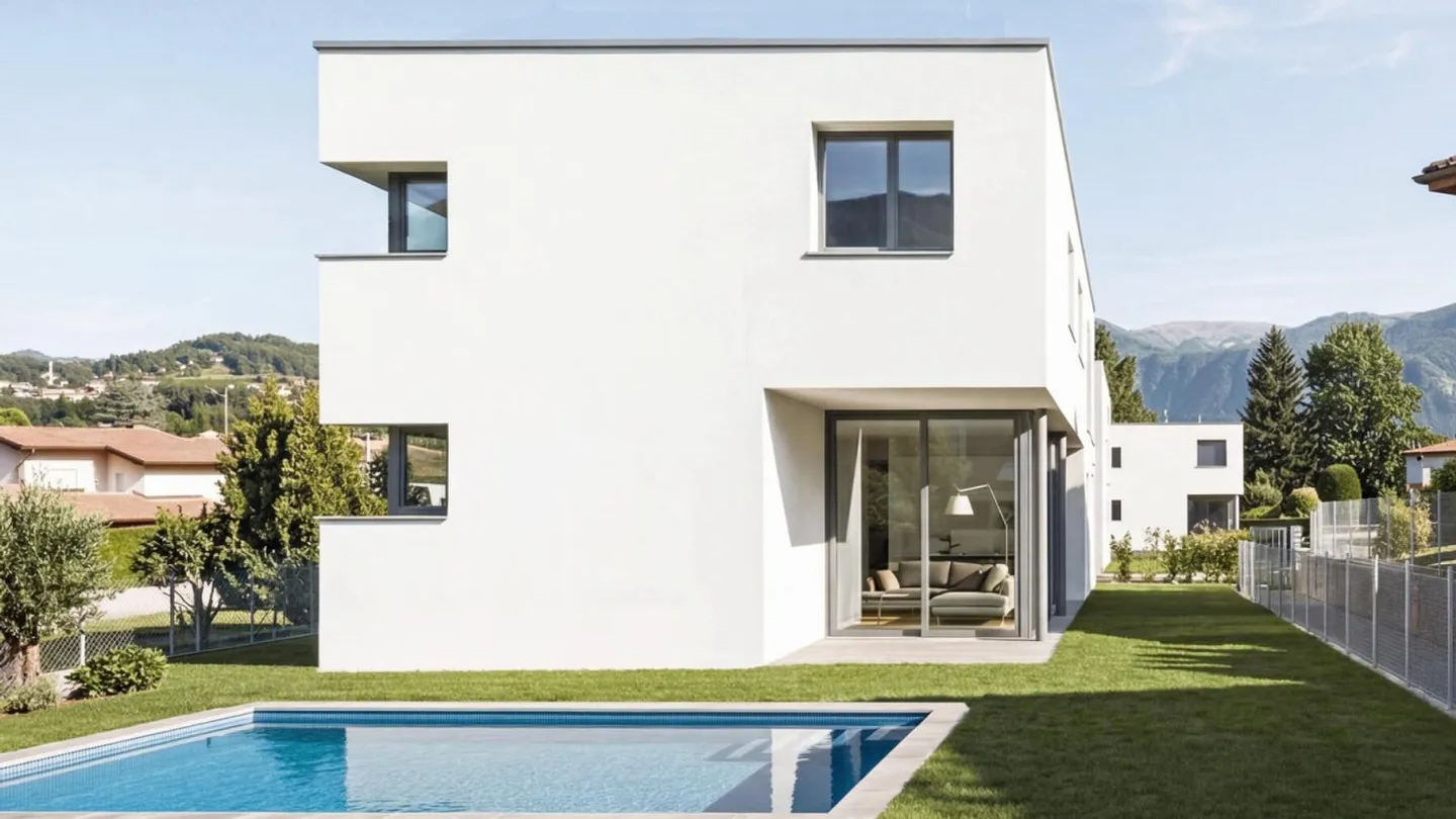 Villa de 4,5 pièces avec piscine et jardin de nouvelle construction - Photo 1 sur 11
