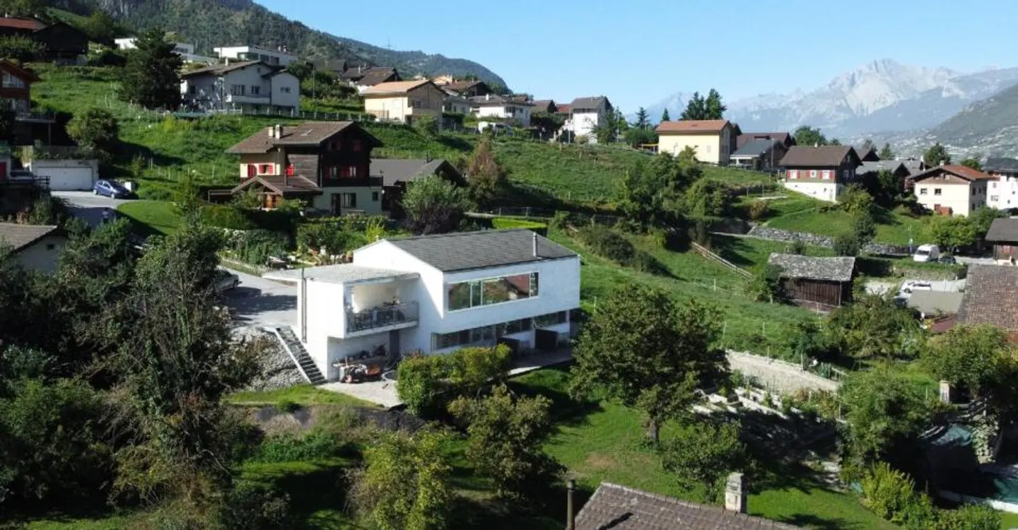 Architect-designed villa with stunning views of the Rhône Valley - Photo 1 of 13