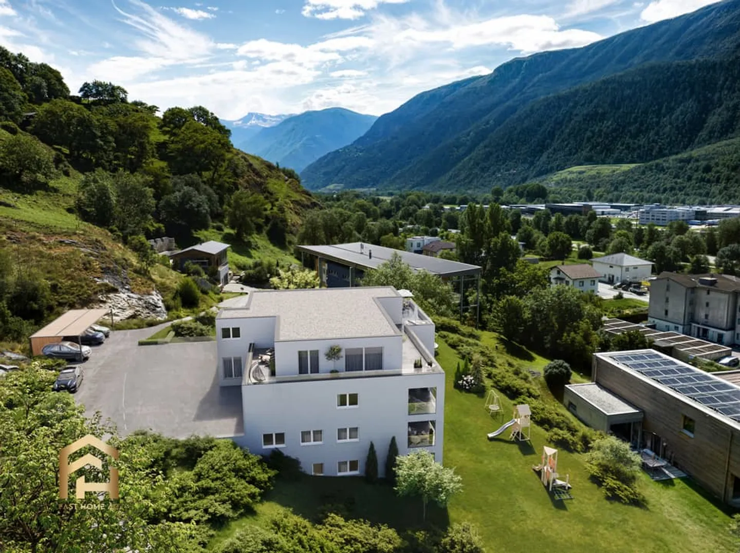 Modernes Apartment in Raron - Foto 4 von 13