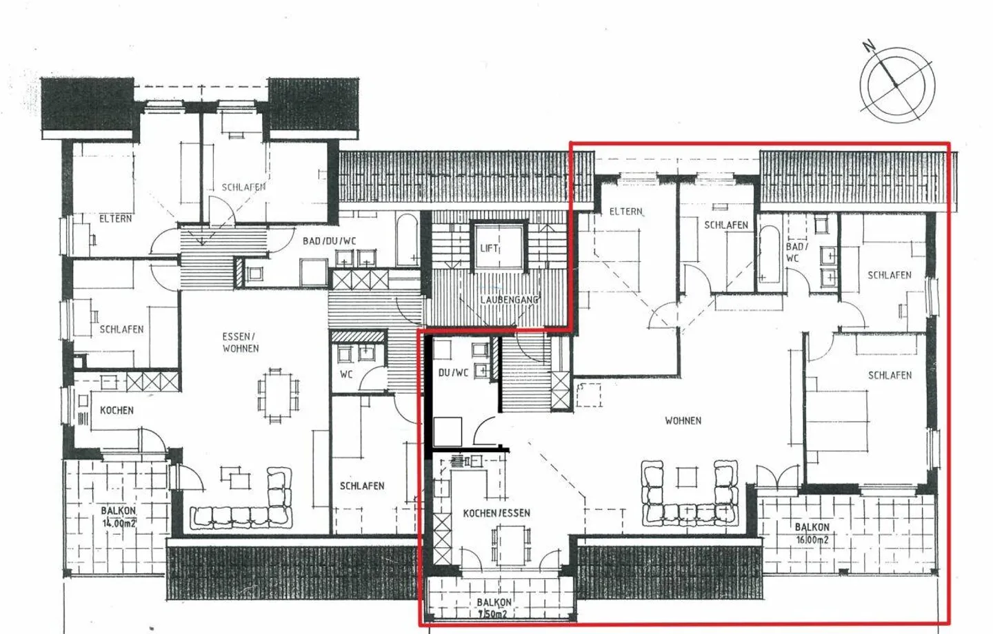 For sale at Haushaldenstrasse 2a in 8374 Dussnang; large 5½ room attic apartment in a quiet, sunny location / only 2 minutes walk to public transport! - Photo 3 of 16