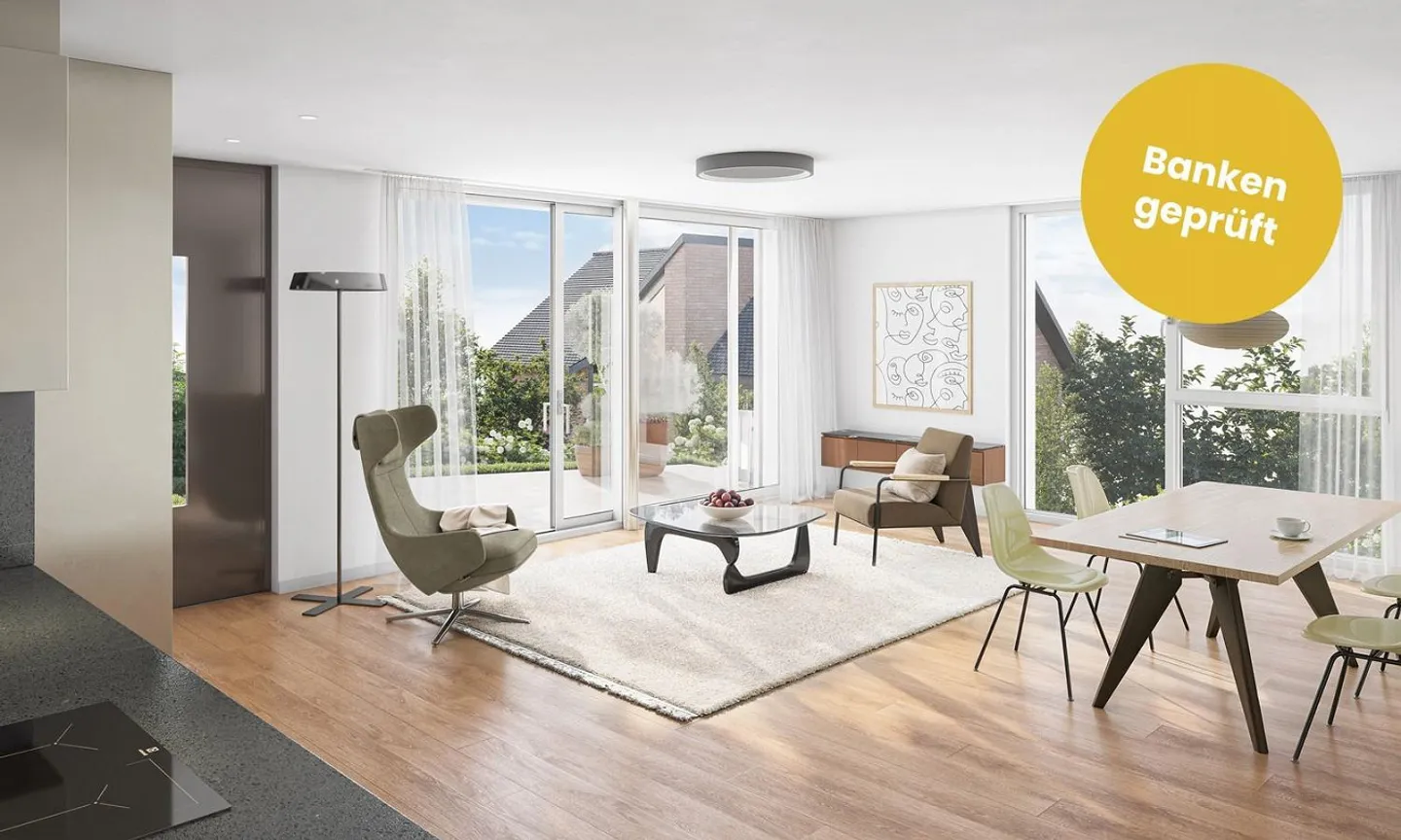 Maisonette de 4,5 pièces avec oasis de jardin privé - Photo 2 sur 2
