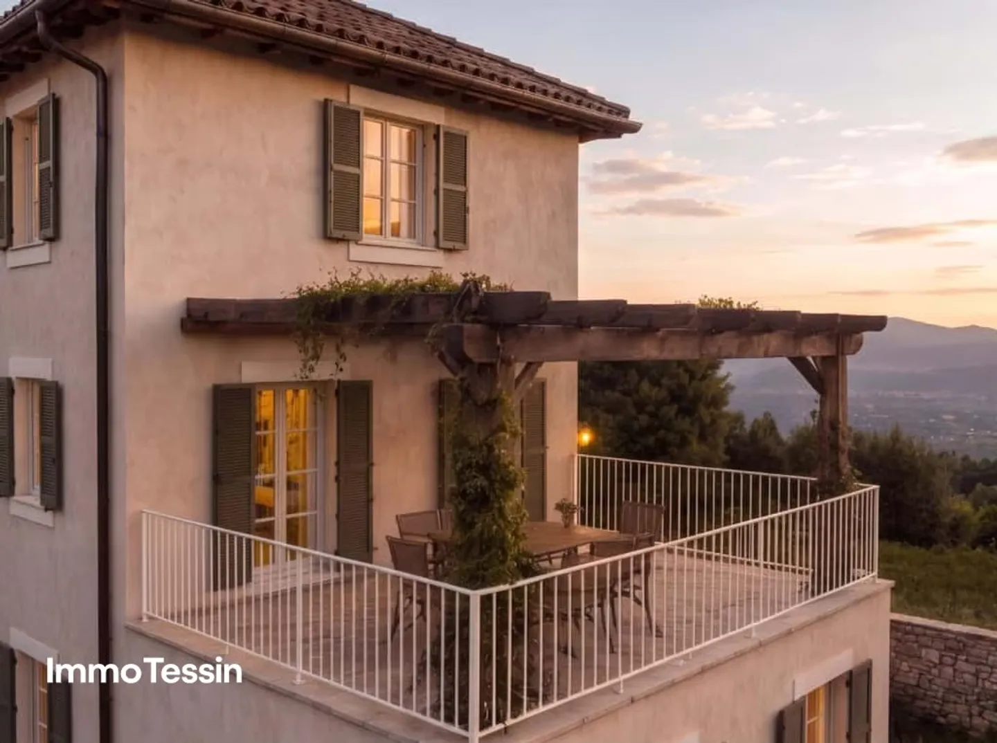 Nouveau & Exclusif Maison de 8 Chambres avec Belle Vue sur les Montagnes du Tessin près de Lugano - Photo 3 sur 11