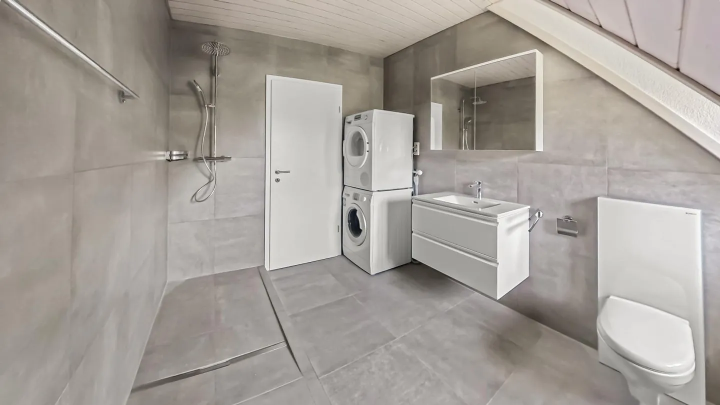 Spacious 3.5 Room Attic Apartment with Renovated Bathroom - Photo 1 of 11