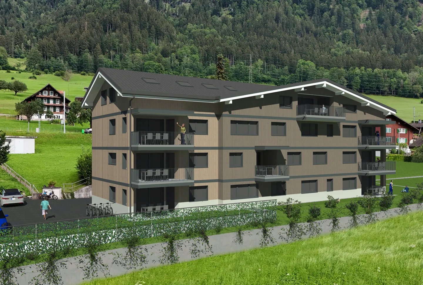 6.5-room penthouse apartment with breathtaking lake and panoramic views - Photo 2 of 14