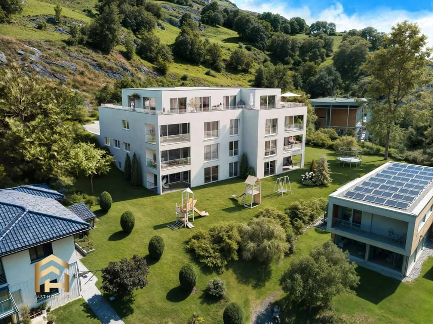 Appartement 4.5 pièces au rez-de-chaussée ouest - Photo 2 sur 13