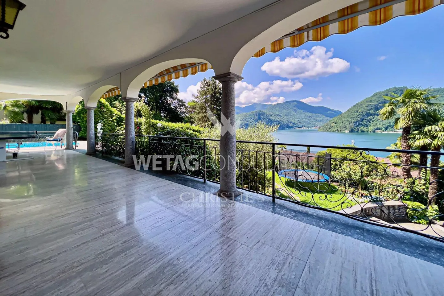 Villa rinomata a Carabietta con piscina e vista sul lago di Lugano - Foto 6 di 13